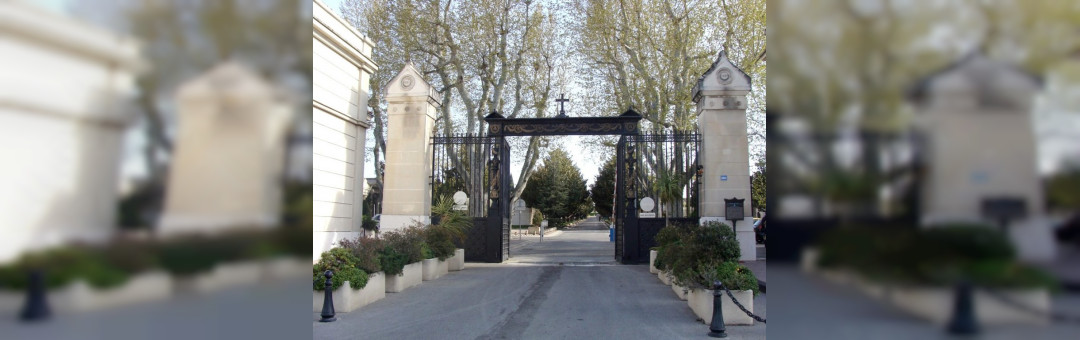 Le cimetière Saint-Pierre ( et le tombeau de Camille Olive classé MH)