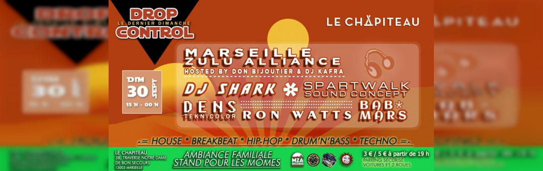 DROP CONTROL : le dernier dimanche
