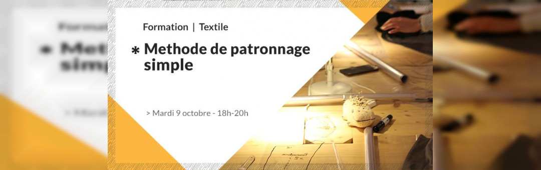 Formation textile | Méthode de patronnage simple