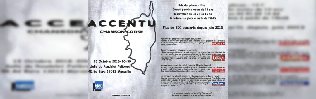 Accentu – Chanson corse