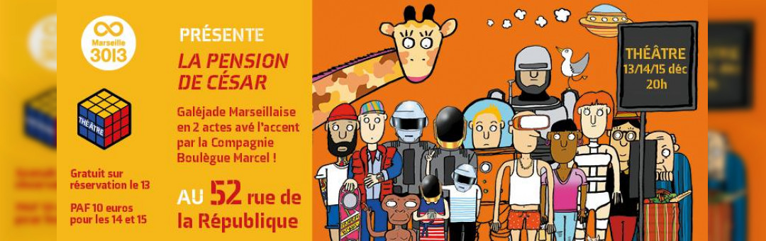 La pension de César -Théâtre