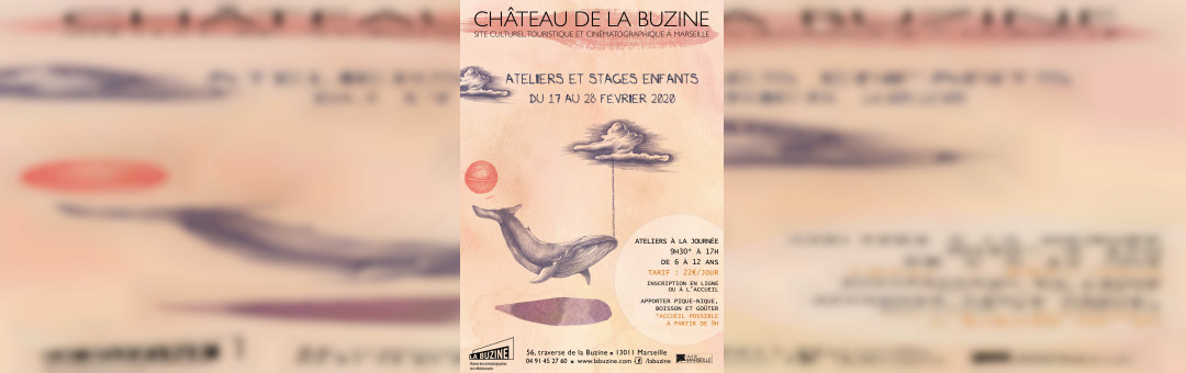 ateliers et stages enfants du 17 au 28 février 2020
