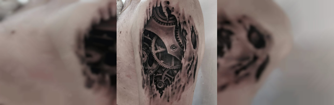 Les chats mécaniques tattoo