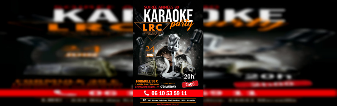 Soirées années 80  – KARAOKE PARTY