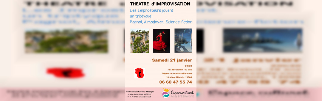 Spectacle d’improvisation « triptyque »