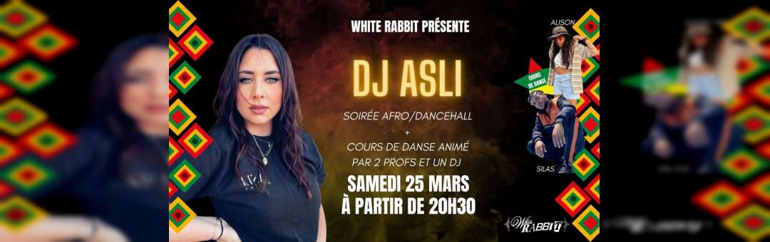 Soirée Afro/Dancehall au White Rabbit avec Cours de Danse