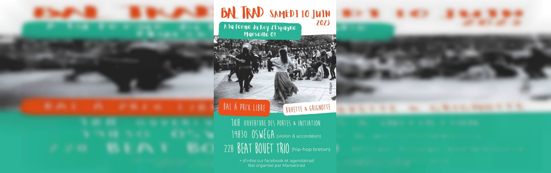 Bal trad – Beat Bouet Trio et Oswéga – Ferme du Roy d&rsquo;Espagne