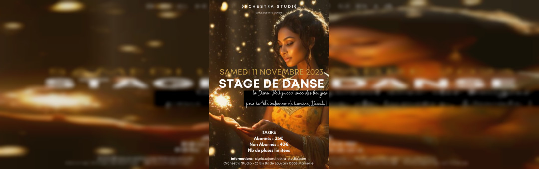 Danse Bollywood avec des bougies pour la fête indienne de lumière, Diwali !