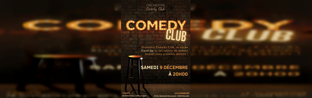 Les talents du stand up de demain sont déjà chez Orchestra Comedy Club!