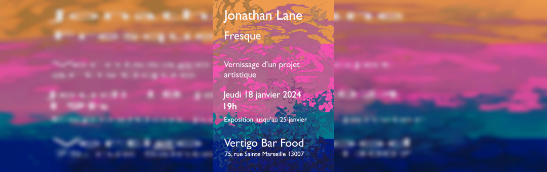 Vernissage de Jonathan Lane / Fresque