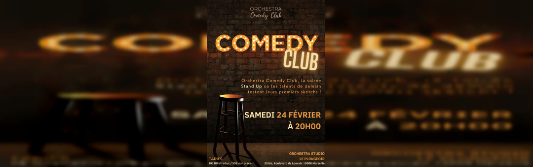 Les talents du stand up de demain sont déjà chez Orchestra Comedy Club!