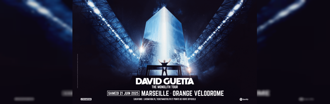 David Guetta à l’Orange Vélodrome le 21 juin 2025