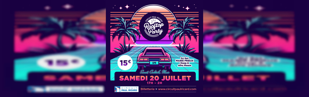 ROOFTOP PARTY – 20 JUILLET 2024