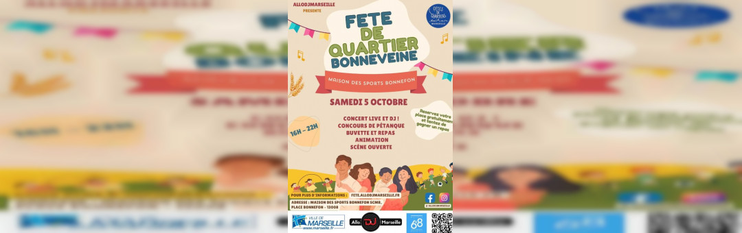 Fête de quartier Bonneveine