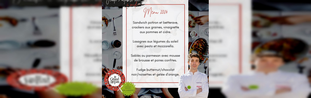 Grand repas au Cloître