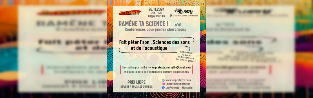 Conférence – Les sciences du son, de l’acoustique et de la communication