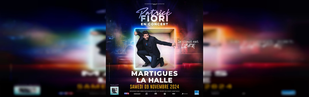 Patrick Fiori à la Halle de Martigues