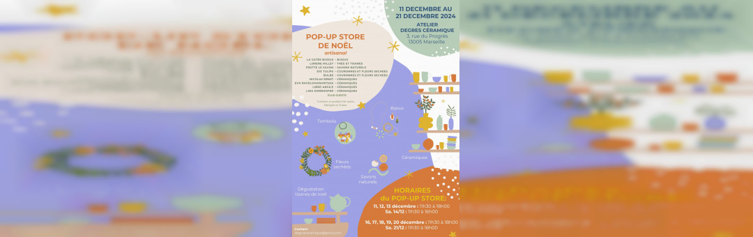 Pop Up store artisanal de Noël