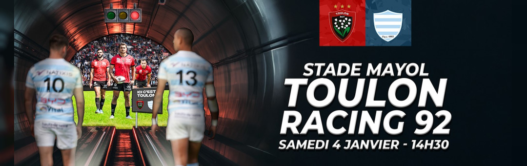 RCT – Racing 92 au Stade Mayol