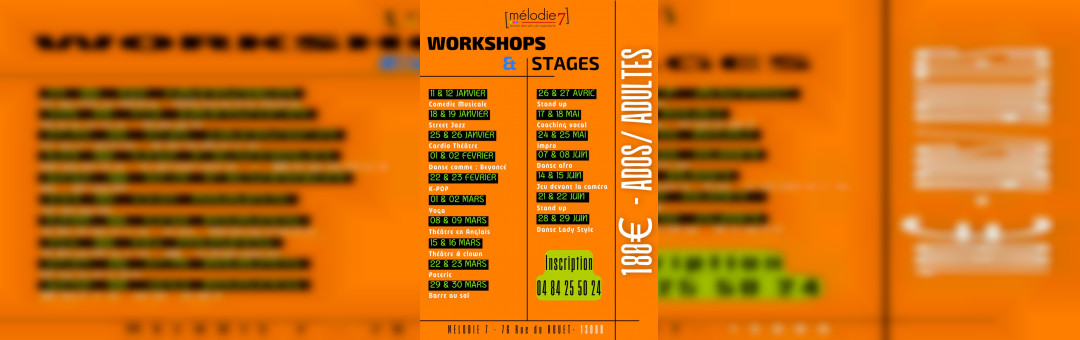 Stage Cardio Théâtre