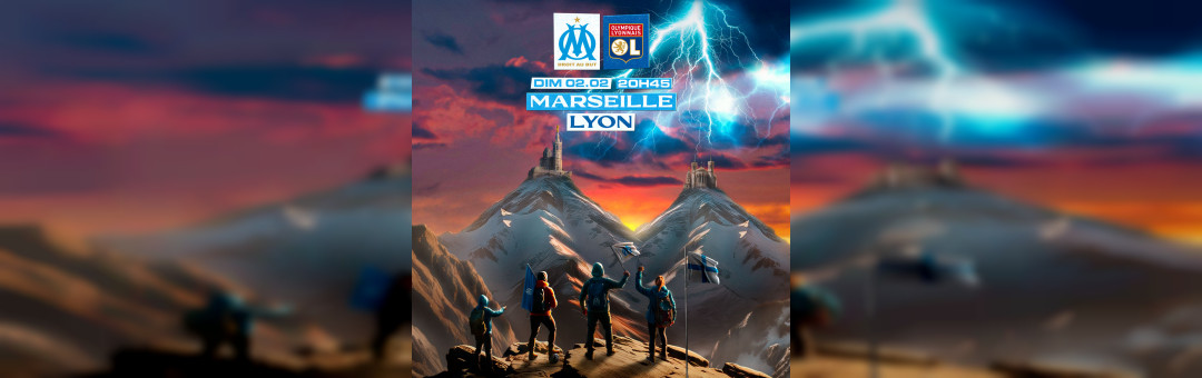 OM – Lyon dimanche 1 er février à l’Orange Vélodrome