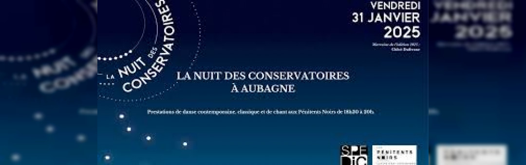 La nuit des conservatoires à Aubagne le 31 janvier