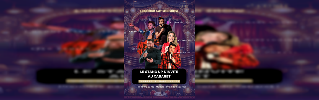 Stand up au cabaret l’étoile bleue