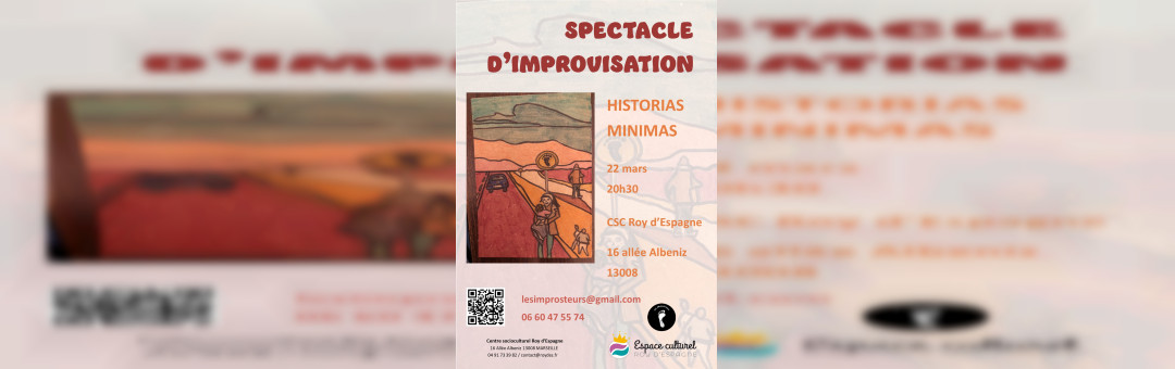 spectacle d’improvisation « Historias minimas », 22 mars