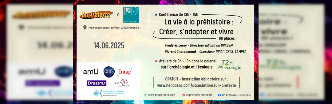 Conférence – La vie à la préhistoire : créer, s’adapter et vivre