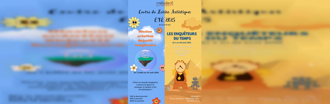 Un été créatif à vivre à Mélodie 7, l’école des jeunes artistes !