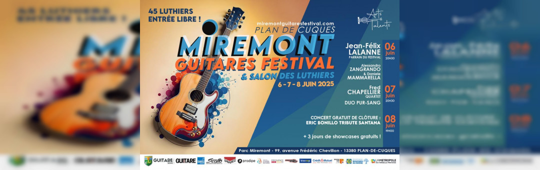 Miremont Guitares Festival à Plan de Cuques du 6 au 8 juin