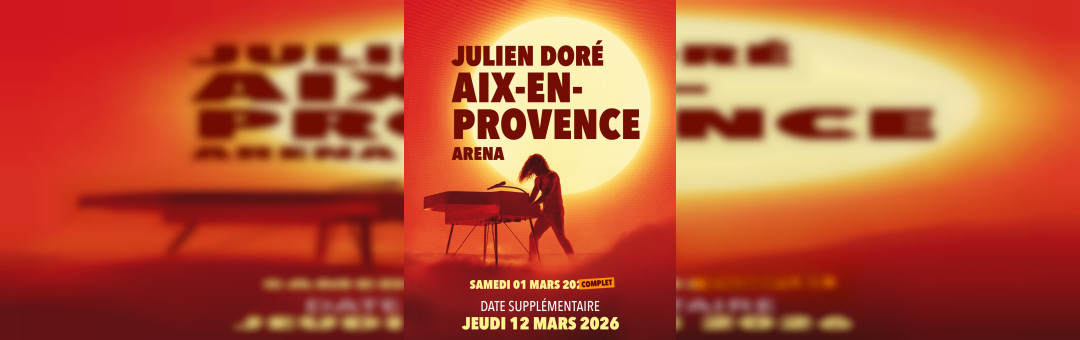Julien Doré à l’Arena du Pays d’Aix