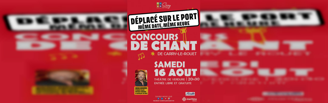 Concours de chant à Carry le Rouet