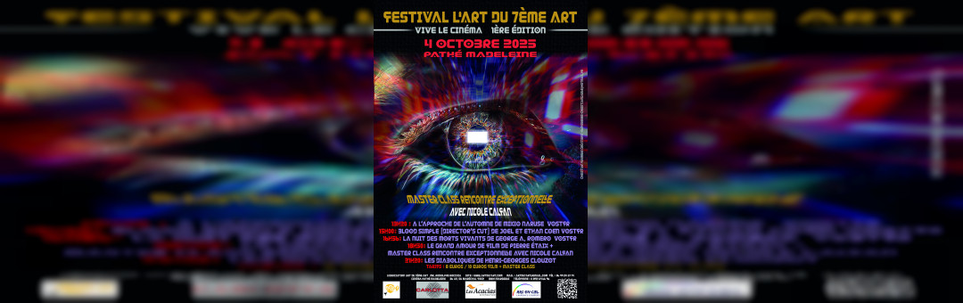 Festival L’art du 7ème art – Vive le cinéma 1ère édition
