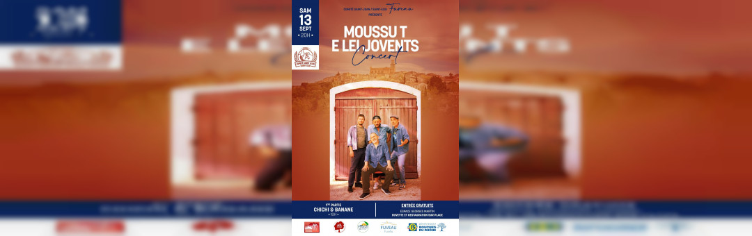 Moussu T et les Jovents en concert à Fuveau