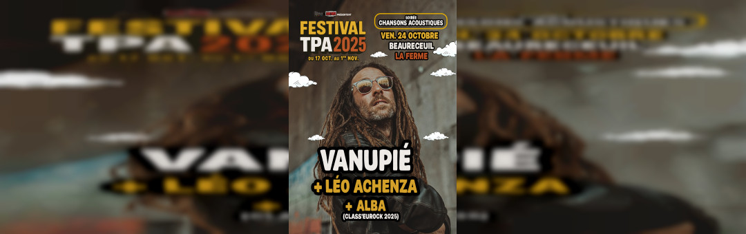 Festival TPA 2025 – Chansons acoustiques !