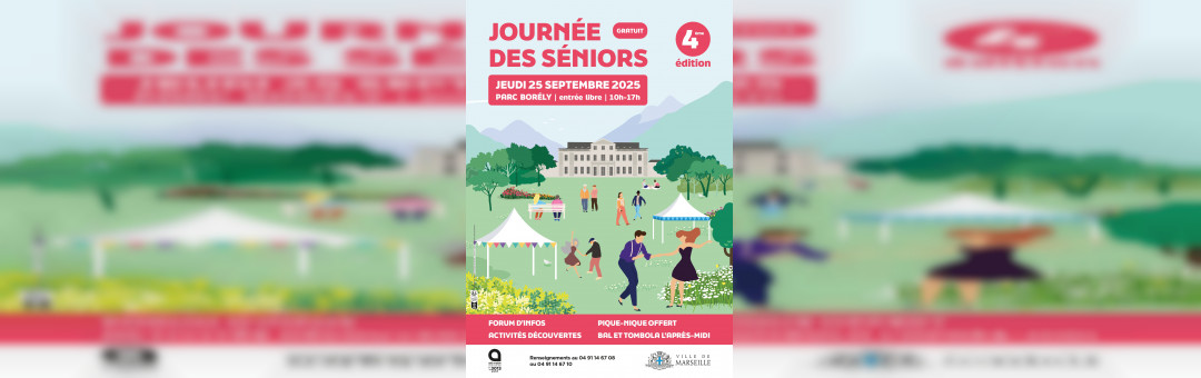 Journée des Séniors au parc Borély : rendez-vous le 25 septembre