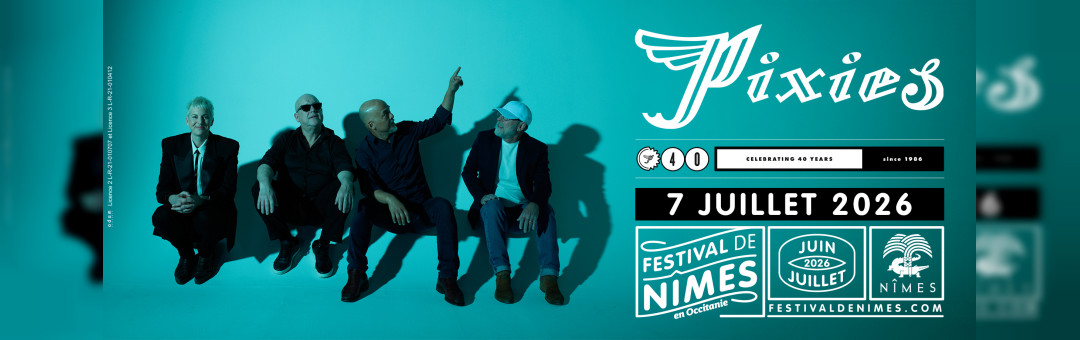 PIXIES au festival de Nîmes