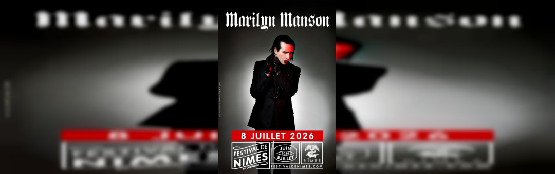 Marilyn Manson au festival de Nîmes