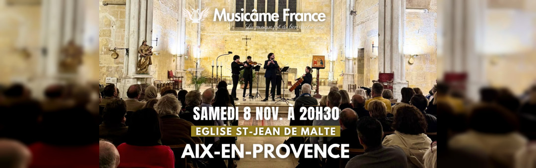 Concert Musicâme À Aix : Vivaldi X Bach X Piazzolla