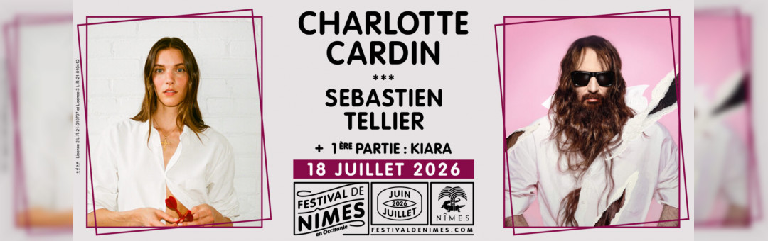 CHARLOTTE CARDIN & Sébastien Tellier au festival de Nîmes