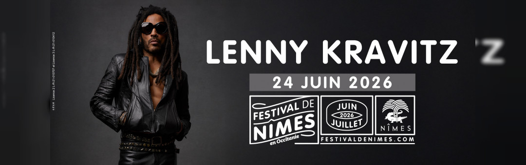 Lenny Kravitz au Festival de Nîmes