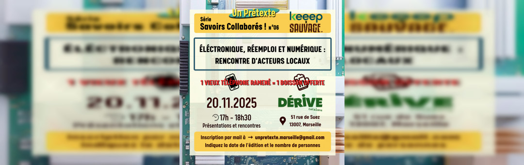 Électronique, réemploi et numérique : rencontre d’acteurs locaux