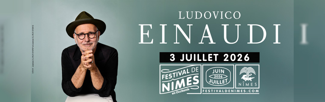 LUDOVICO EINAUDI au festival de Nîmes