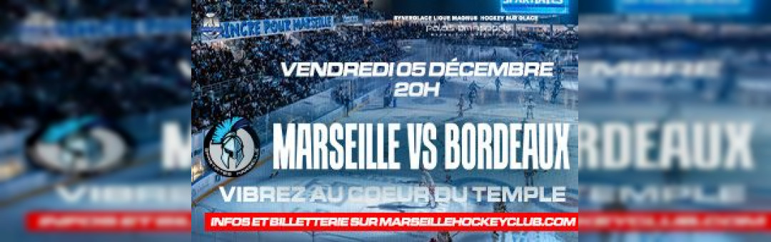 Hockey sur Glace Ligue Magnus : Spartiates – Bordeaux