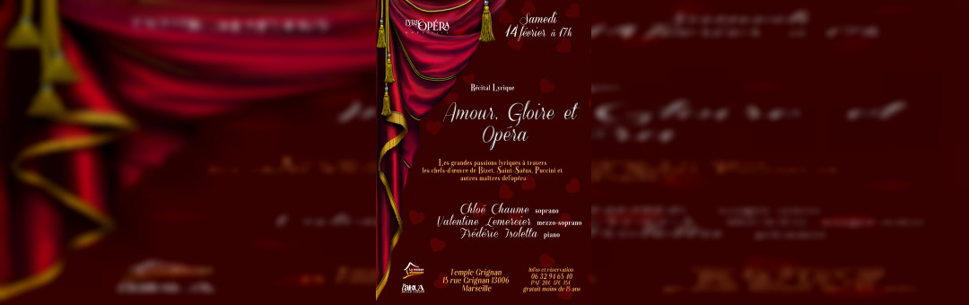 Concert de la St Valentin au temple Grignan