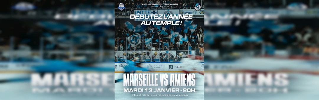 Spartiates de Marseille VS Amiens : Synerglace Ligue Magnus J32