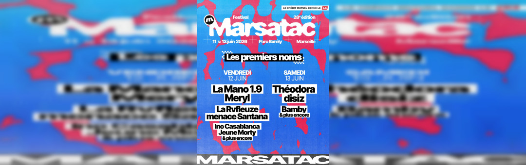 Marsatac  2026 – 28e édition