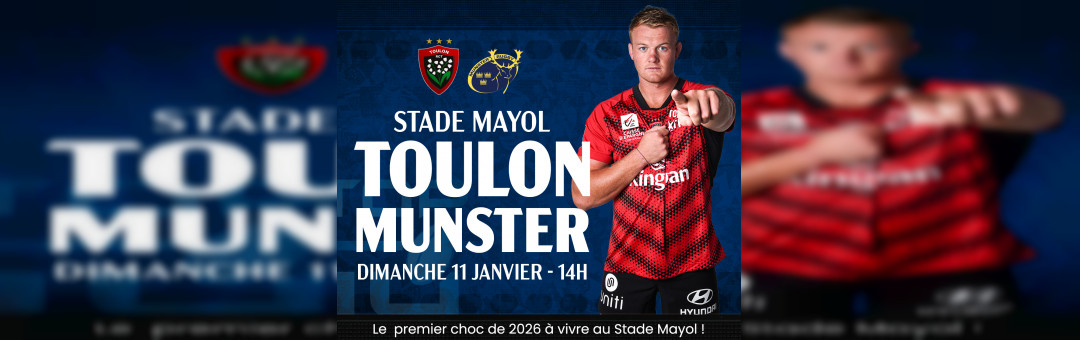 RCT MUNSTER en Champions Cup dimanche à Mayol