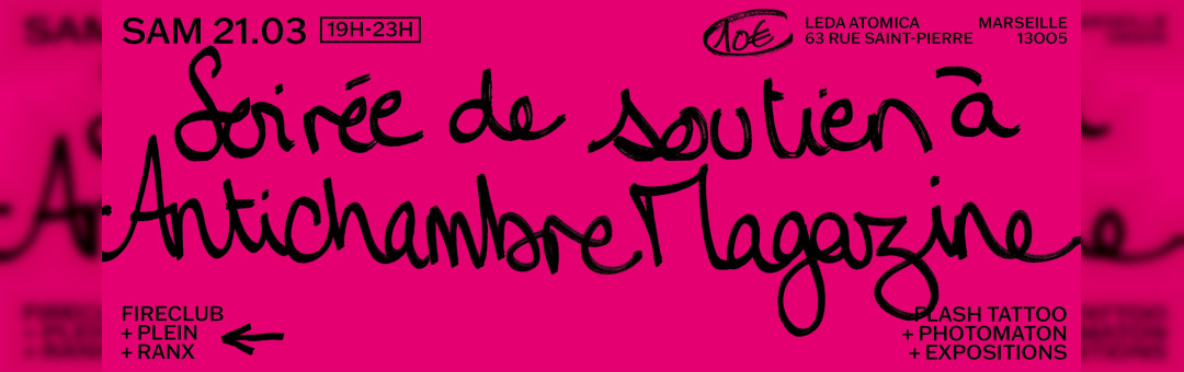 Soirée de soutien mag#2 – FireClub + Plein + Ranx